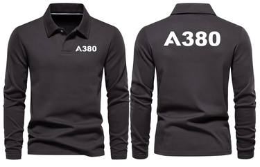 AIRBUS A380 LONG SLEEVE POLO